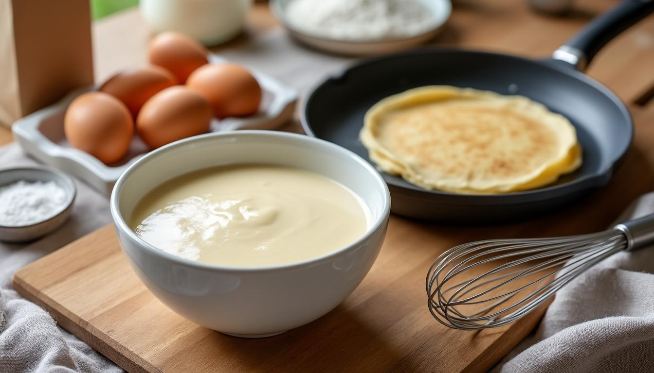 découvrez notre recette rapide de pâtes à crêpes sans temps de repos pour préparer des crêpes express, moelleuses et délicieusement savoureuses en un rien de temps.
