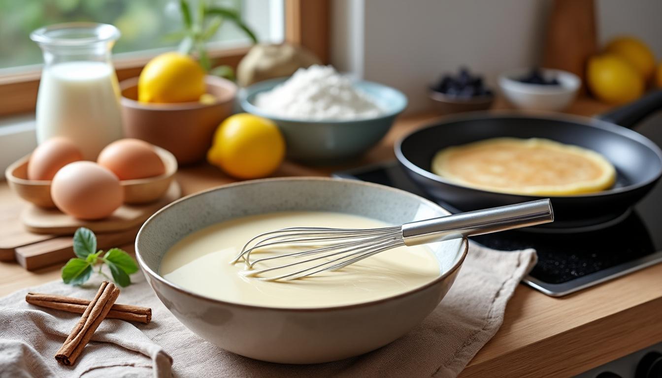 découvrez notre recette facile et moelleuse de pâte à crêpes, accompagnée d'astuces pratiques et de variantes savoureuses pour régaler toute la famille.