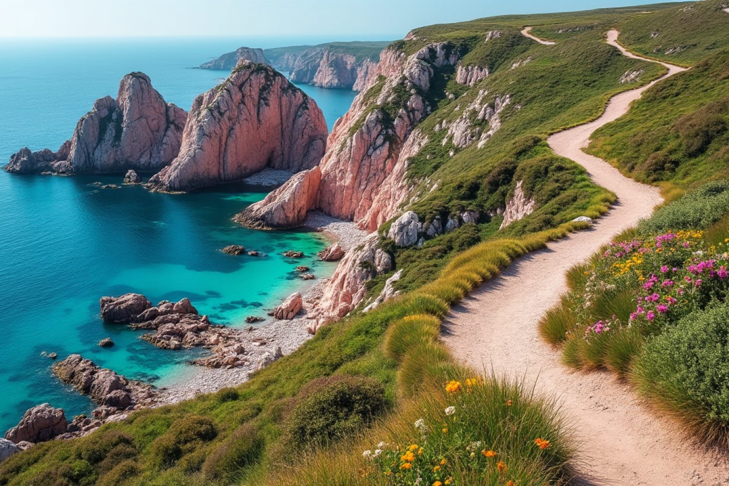 Côte de granit rose en Bretagne : carte, itinéraire et conseils pratiques