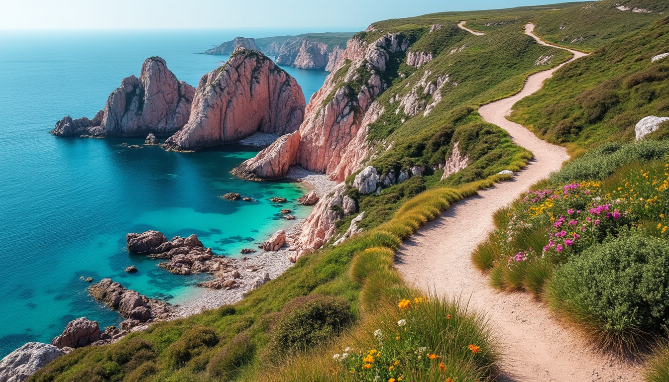découvrez la côte de granit rose en bretagne avec notre guide complet incluant carte détaillée, itinéraires incontournables et conseils pratiques pour une visite réussie.
