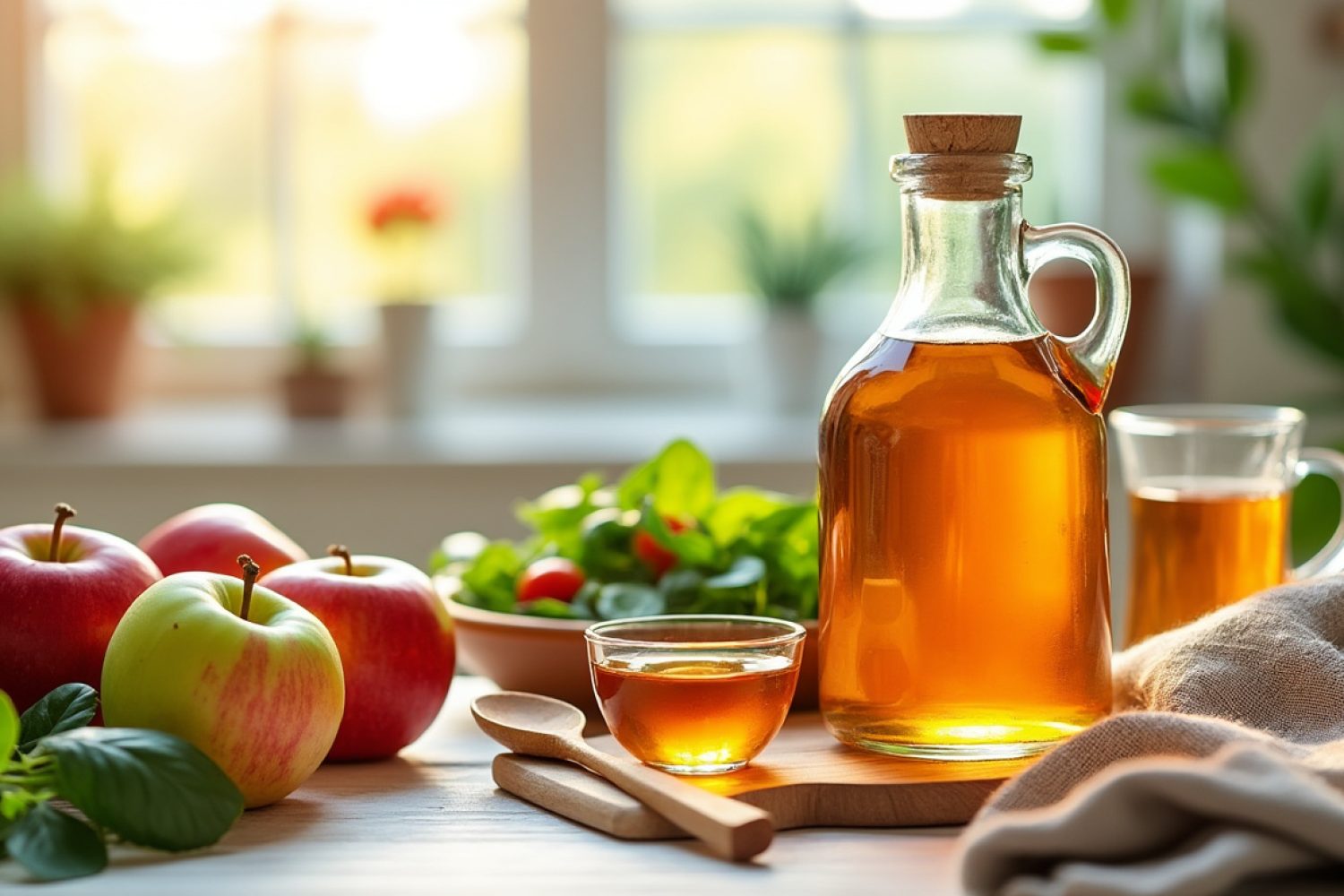 Vinaigre de cidre : bienfaits et usages au quotidien